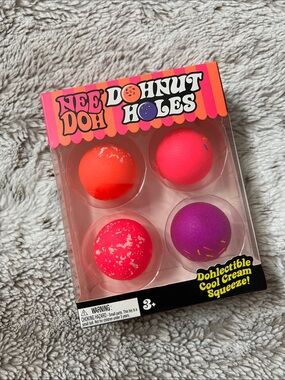 🆕 Nee Doh Dohnut Holes Squishy Stress Balls